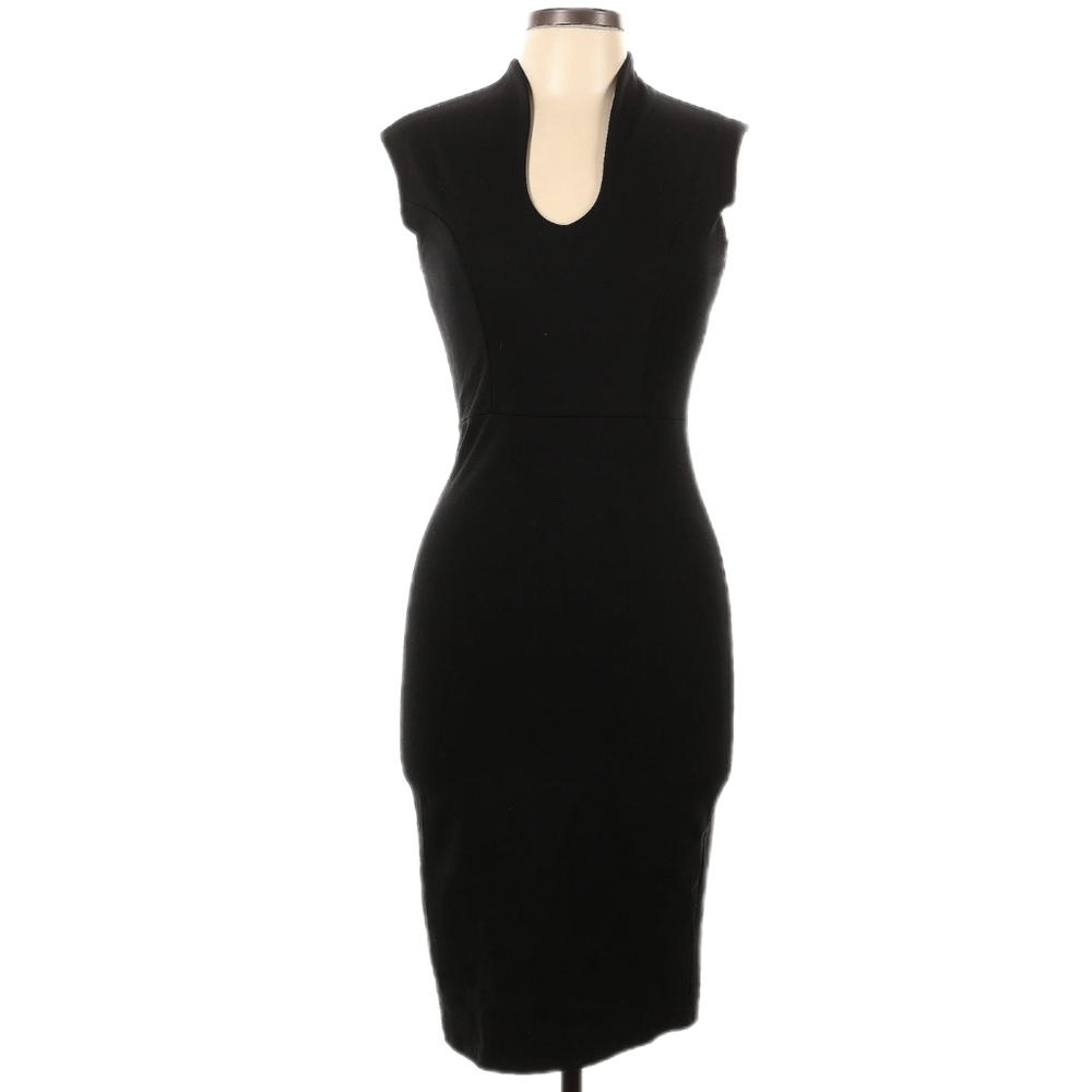 Rolla Coster Black Bodycon Midi Dress - Picture 6 of 7